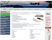 Tablet Screenshot of iapswebdesign.com